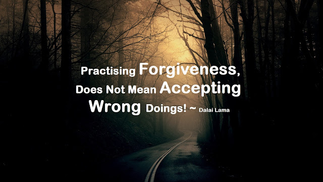 Forgiveness is not Acceptance, But is the Key to Self-Healing.