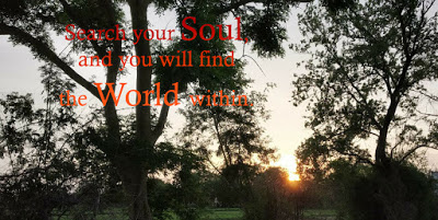 Search your Soul, and you will find the World within.